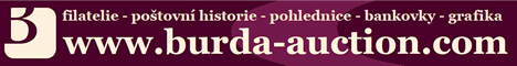 Burda Auction (Filatelie Burda) - filatelie, po�tovn� historie, pohlednice, bankovky, grafika